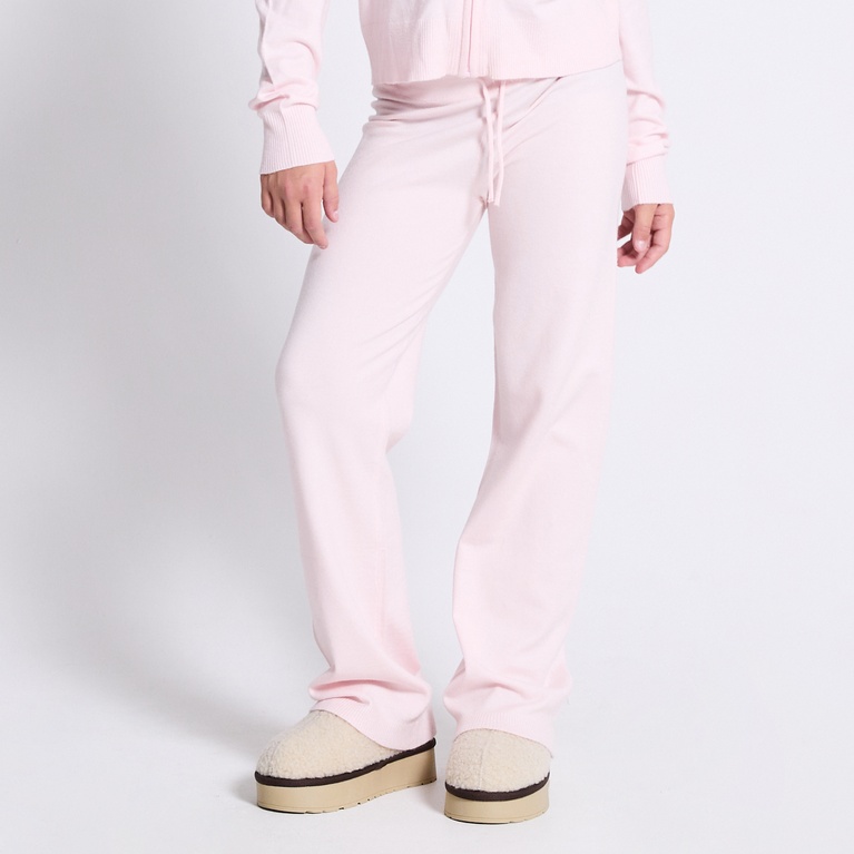 Knit soft pants "Jolina star" Pink